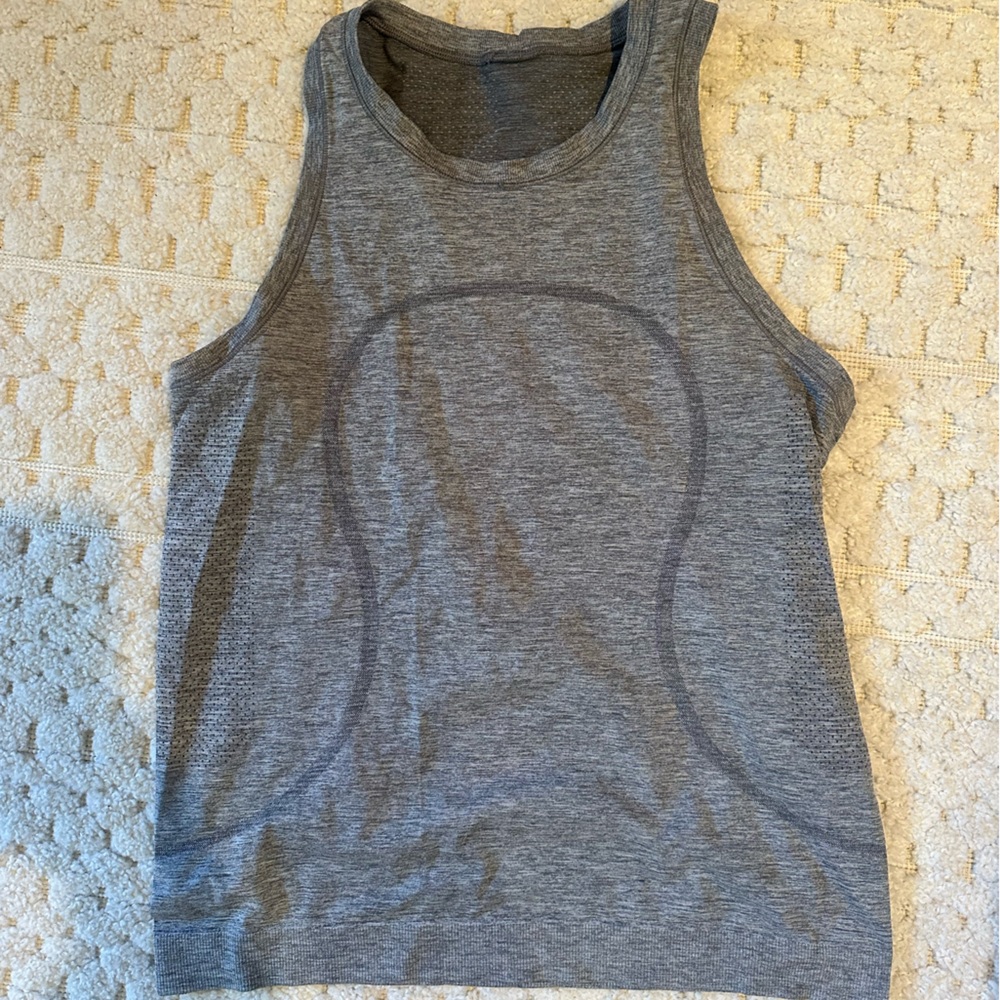Lululemon Swiftly Tech Breathe Relaxed-Fit Muscle Tank Top Grey Size 6